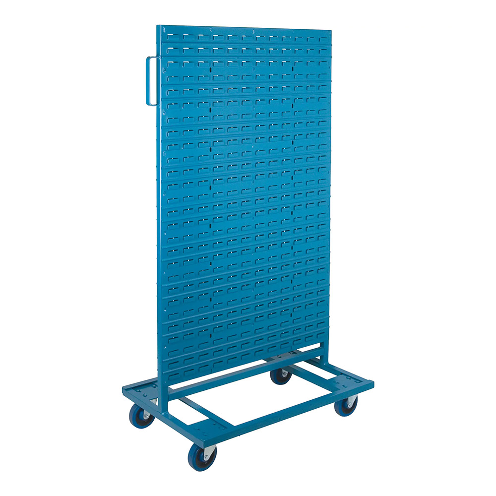 CSCB649 - BIN RACK MOBILE DOUBLE SIDED : 24"D x 36"W x 63"H, 1000 lbs, no bins