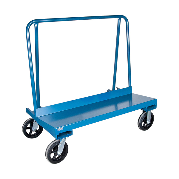 CSML139 - DRYWALL CART 15" W X 44"H : 2000 lb. capacity, 44"L x 15"W x 44"H, steel, rubber wheels