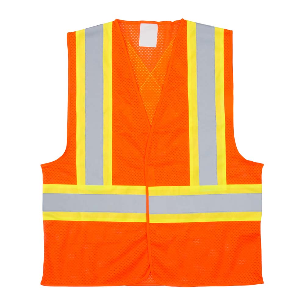 CSSGI275 - VEST SAFETY TRAFFIC MESH : x-large, polyester, high visibility orange