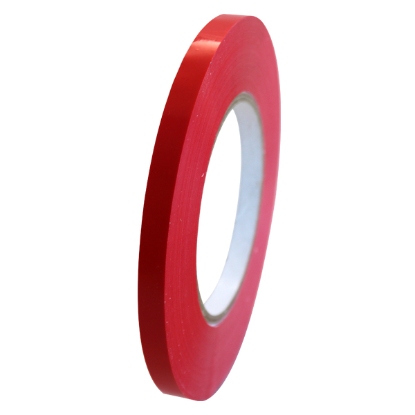 PV091RD - PRODUCE TAPE RED  9MM X 165M : 9mm x 165m, red