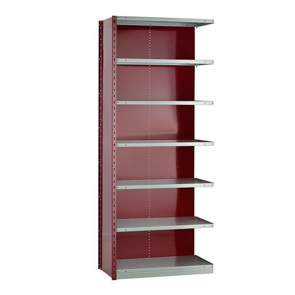 SRB2023 - SHELVING UNIT CLOSED ADD ON : 36"W x 18"D x 87"H, 8 shelves